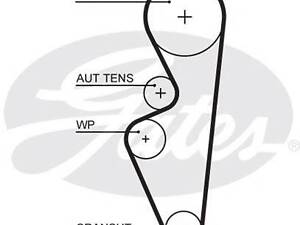 Ремінь ГРМ GATES 5670XS на LADA GRANTA (2190)