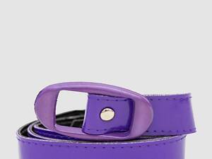 Ремінь жіночий лаковий, колір фіолетовий, 196R2010W10