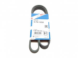 Ремінь поліклиновий BOSCH 1 987 946 240 Volkswagen EOS, Golf, Caddy, Passat, Touran, Jetta; Audi A3; Peugeot 207, 307; C