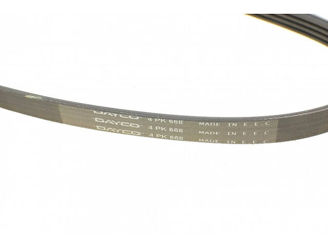 Ремінь поліклиновий DAYCO 4PK668 Fiat Punto, Panda, Doblo, Grande Punto, Linea, 500L, 500; Daewoo Matiz; Opel Combo; Che - Фото 4