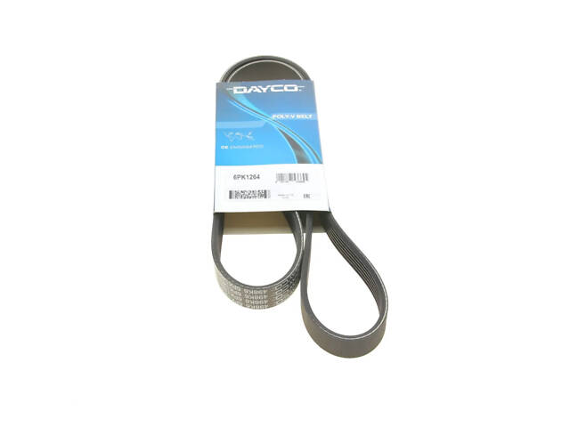 Ремінь поліклиновий DAYCO 6PK1264 Volkswagen Golf, Bora, Transporter, Multivan, Passat; Audi Q5, A5, A4, A6, Allroad; Se - Фото 1