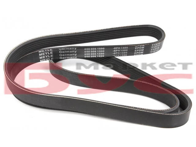 Ремінь поліклиновий MEYLE 050 006 1590 Ford Mondeo; Audi A5, A4, A6, Allroad; Peugeot 406, 607, 407; Citroen C5, C6; Ope - Фото 2