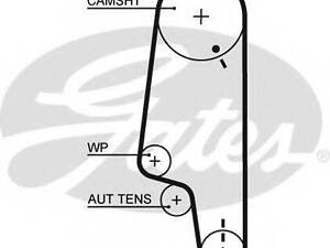 Ремінь зубч. ГРМ VW CADDY, GOLF 1.4 Z = 135 (Вир-во Gates) GATES 5427XS на VW GOLF Mk III (1H1)