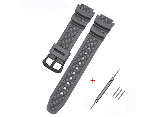 Ремінець для Casio G-Shock AE-1000/1200 Gray BK - Фото 1