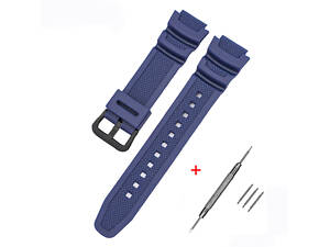 Ремінець для Casio G-Shock AE-1000/1200 Dark Blue BK