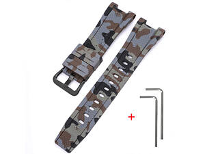 Ремешок для Casio G-Shock GST-W300 Camo Brown BK