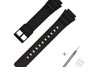 Ремешок для Casio MRW-200H 18 mm All Black