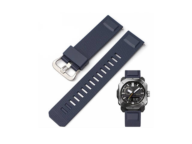 Ремінець для Casio Pro Trek PRW-6900Y Dark Blue SI - Фото 2