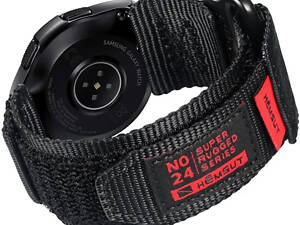 Ремінець для годинника Hemsut HGA121 Super Strong Nylon Black 20 mm