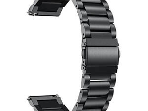 Ремінець металевий чорний розмір 20