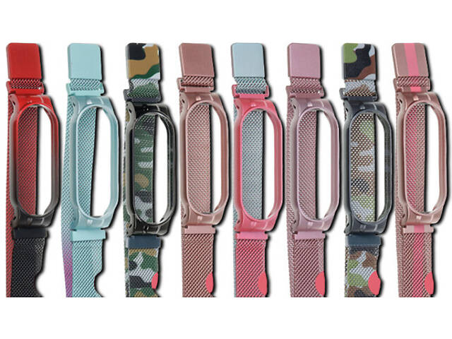 Ремінець Milanese Loop Metal 5 для Xiaomi Mi Band 5/6 (MAW-42956_236) - Фото 1