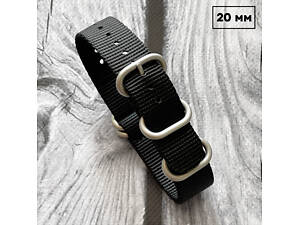 Ремінець Nato Black 20 мм