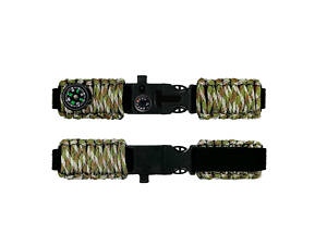 Ремешок паракордовый многофункциональный Camo Green New