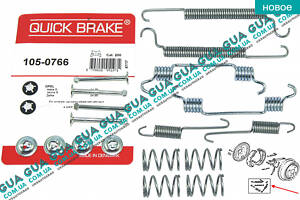 Ремкомплект барабанних колодок/комплект зворотних пружин гальмівного механізму D228x42 ( с-ма LUCAS ) QB105-0766 Opel