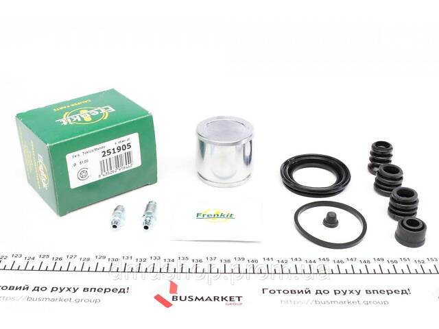 Ремкомплект супорта (переднього) Hyundai Accent I 94-00/I10/I20 08- (d=51mm) (Mando)(+поршень)