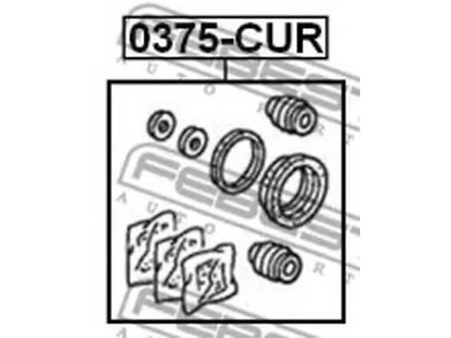 Ремкомплект Суппорта Тормозного Заднего на Accord, Avancier, CR-V, Crossroad, Crosstour, Edix, Elysion, RDX, RL, TSX - Фото 3