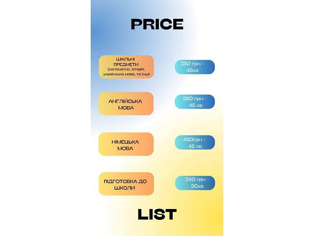 Репетитори, підготовка до НМТ - Фото 1