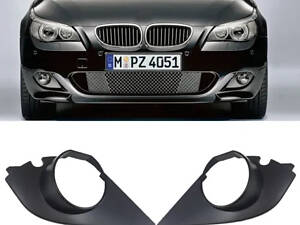 Решетка бампера левая BMW 5 E60 М-Sport 03-10 (Тайвань) с отв. 51117896603