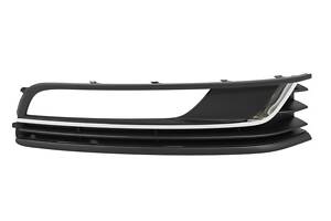 Решітка бампера ліва VW Passat 10-14 (Elit) 3AA8546629B9