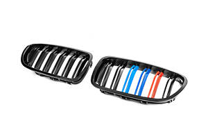 Решетка-ноздри (2 шт, M-Look) для BMW 5 серия F-10/11/07 2010-2016 гг