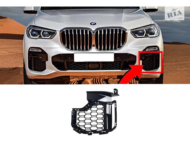 Решетка переднего бампера левая M-Paket на BMW X5 G05 2018-2022 года