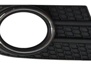 Решетка противотуманной фары Volkswagen Tiguan EUR USA 11-16 правая SPORT Fps окуляр хром.черная текстура