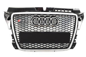 Решітка радіатора Audi A3 8P 2008-2012 (A3-RS104)