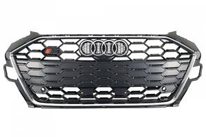 Решетка радиатора Audi A4 B9 2020-2023 (A4-S204)