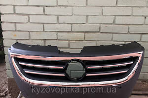 Решетка радиатора для Volkswagen Passat CC (Фольксваген Пассат ЦЦ) 2008-2012 (Fps) с отв. под п/троник