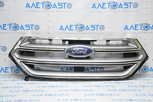 Решетка радиатора grill Ford Edge 15-18 в сборе со значком,надлом крепления