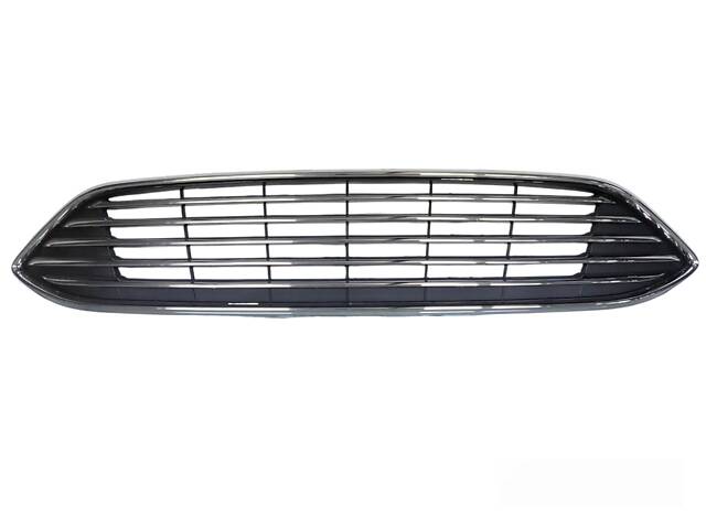 Решетка радиатора grill Ford Focus 2012-2018 хром полоски LQFKS327