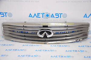 Грати радіатора grill Infiniti G35 4d 06-09 поліз хром