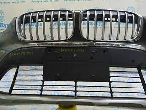 Решетка радиатора grill левая BMW X1 F48 16-19 X-line серая решетка 51117383365