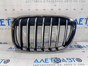 Решетка радиатора grill левая BMW X1 F48 16-19 X-line серая решетка новый аналог