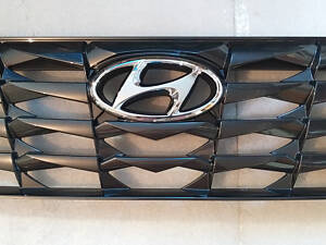 Решетка радиатора хром (Б/У) Hyundai Tucson 2020-2022 86351-N7100