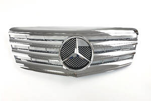 Решетка радиатора Mercedes E-class W211 2006-2009 (MB-W211076)