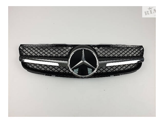 Решітка радіатора Mercedes SL-class R230 2006-2008 (MB-R230061)