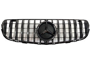 Решітка радіатора на Mercedes GLC/GLC Coupe X253/C253 GT Panamericana (Чорна)