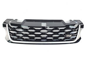 Решітка радіатора на Range Rover Sport 2013-2017 рік Чорна з білим