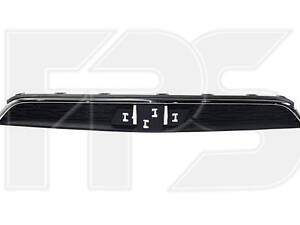 Решетка радиатора верхняя Chevrolet Spark M400 15-18 (Тайвань) черная, хром молд. 42397434