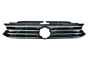 Решетка радиатора VW PASSAT 15- EUR (B8) глянец с хром. молдингами (FPS). 3G0853651B