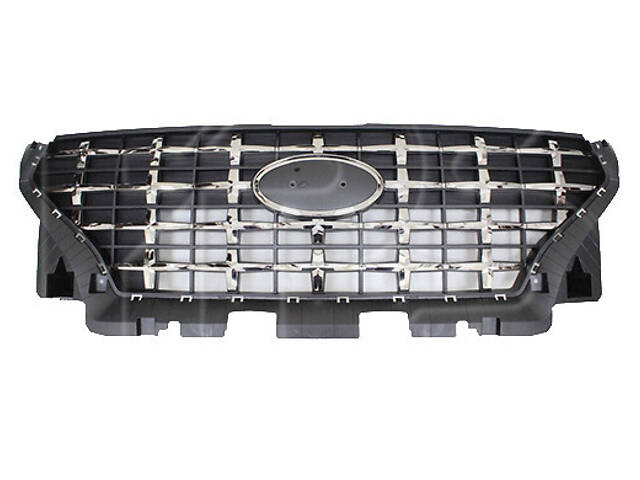 Решетка радиатора Hyundai Venue 19-(Тайвань) черная, хром 86350K2010 - Фото 9