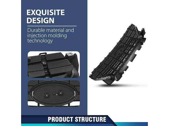 Решетка радиатора Hyundai Venue 19-(Тайвань) черная, хром 86350K2010 - Фото 4