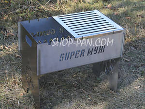 Решетка-стол из нержавейки для мангала