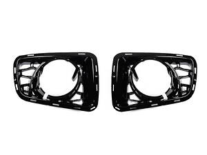 Решетки противотуманок Autobiography 2010-2013 (2 шт, черные) для Range Rover III L322