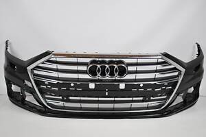 Решітка переднього бампера Audi A8 D5 4N0807437A LY9B