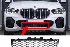 Решітка переднього бампера центральна M-Paket на BMW X5 G05 2018-2022 ( без місця під радар)