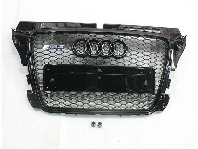 Решітка радіатора Audi A3 2008-2011 стиль RS3 (Black)