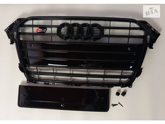 Решітка радіатора Audi A4 2012-2015 стиль Audi S4 Black