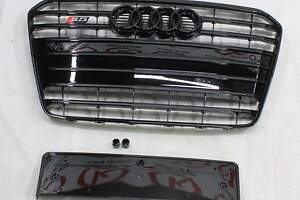 Решетка радиатора Audi A5 в стиле S5 Black Edition (2011-2015)